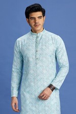 Mens Designer Wedding Bollywood Party Wear Traditional Kurta payjama Dress India