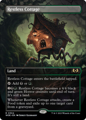 MTG Restless Cottage Borderless  - Wilds of Eldraine #304