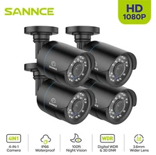 SANNCE 1080P CCTV Home Smart Security Camera Outdoor IR Night Vision Waterproof