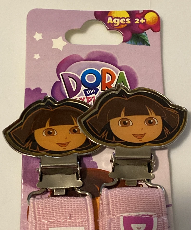 Clips de manopla Dora The Explorer color rosa para edades 2+ Nick Jr. NUEVO Foto 4 de 4