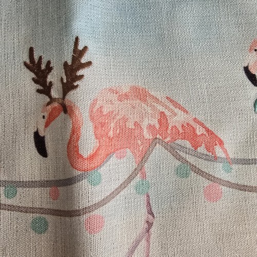NEW Sigrid Olsen Home •Rudolph Flamingo Christmas TABLE RUNNER 14” x 48" New - Picture 12 of 13