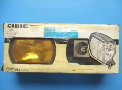 CIBIE REG 19cm Square Fog Lights Driving Lamps H2 Bulb Cibie95 Leg
