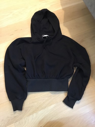 Black Zara Woman’s Oversize Hooded Sweatshirt Size Large