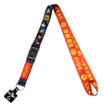 Disney Parks Reversible 2023 Pin Trading Lanyard - Ride Snack Repeat