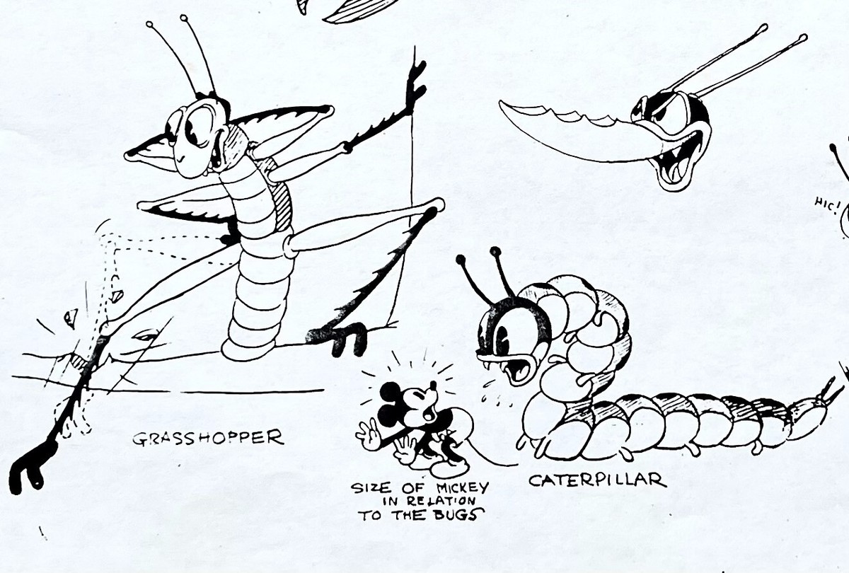 MICKEY'S GARDEN Disney Animation Model Sheet PHOTOCOPY | eBay