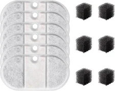 GoldTone Filters + Sponges for PETLIBRO Capsule Cat Water Fountain PLWF002