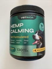 06/25 Vetrica - Hemp Calming Soft Chews for Dogs 130ct - Anxiety, Sleep Aid