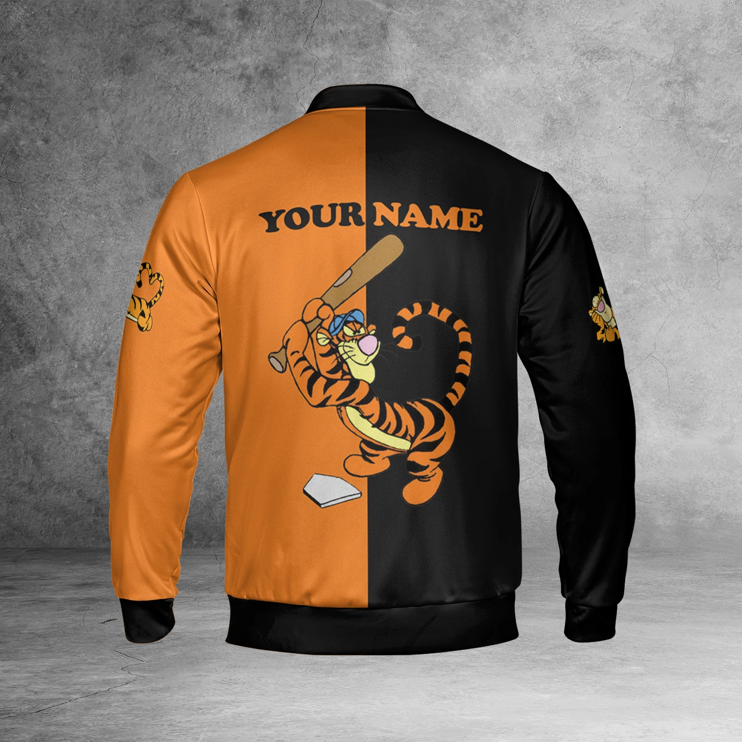 Personalized Tigger Baseball Player Winnie The Pooh Fans Gift Jacket