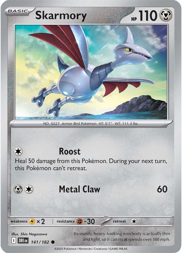 skarmory pokemon card value - 96/149 - Uncommon - Singles  Black and White Sets  Boundaries Crossed the trusted official grading guarantees its condition Skarmory 141/182 Sv10: Destined Rivals