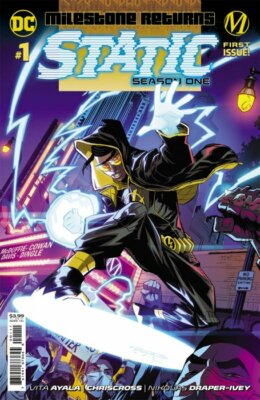 STATIC : SEASON ONE ISSUE 1 - FIRST 1st PRINT - DC MILESTONE COMICS