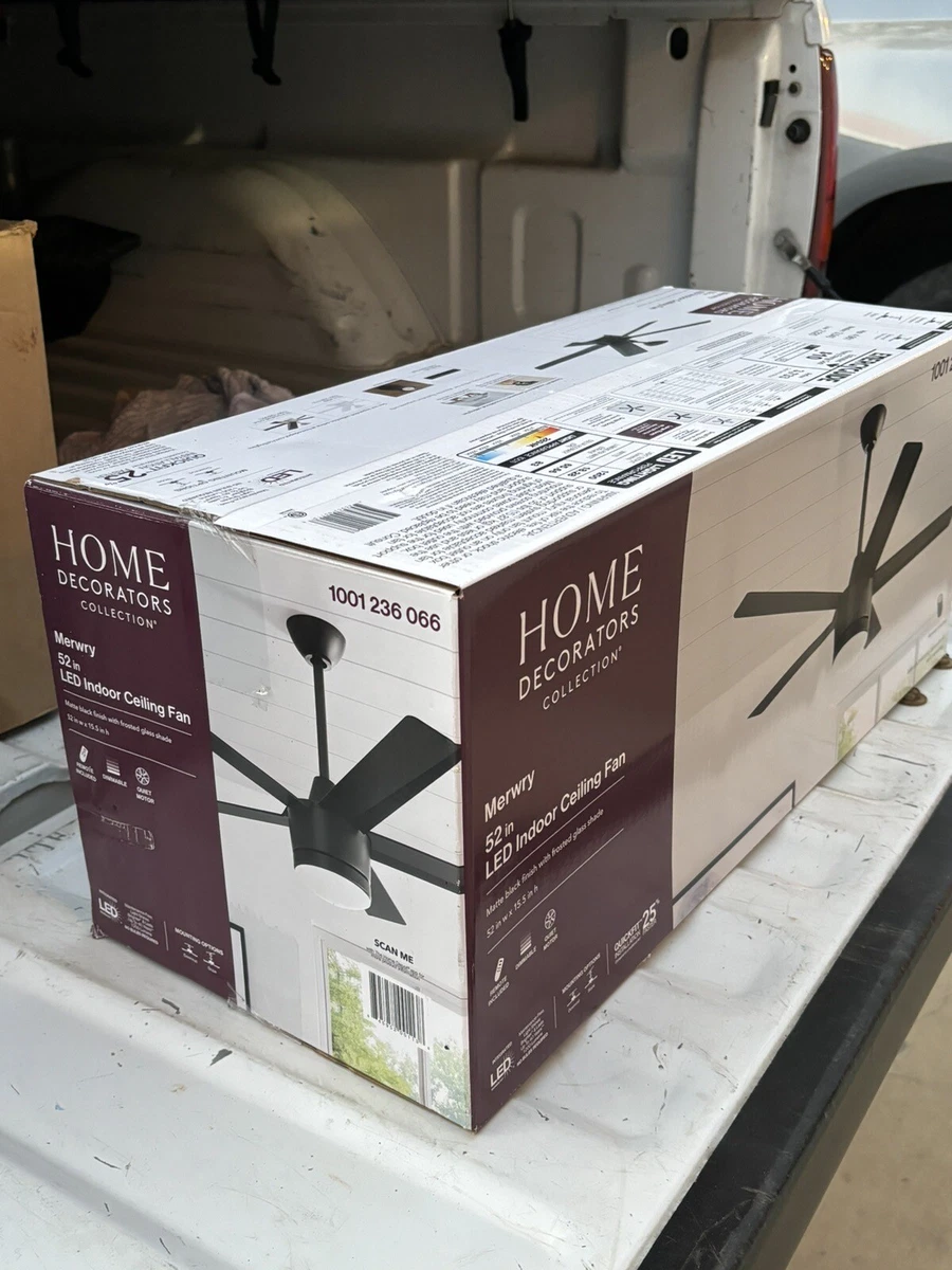 Merwry Led 52 Inch Ceiling Fan Installation Shelly Lighting