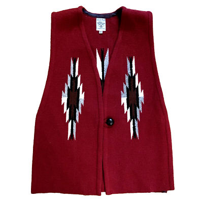 COOTIE オルテガ柄 チマヨベスト ウール S ORTEGA CHIMAYO Vtg Ortegas Chimayo Wool Vest Native Aztec Southwestern