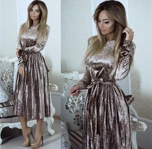 vintage long sleeve midi dress