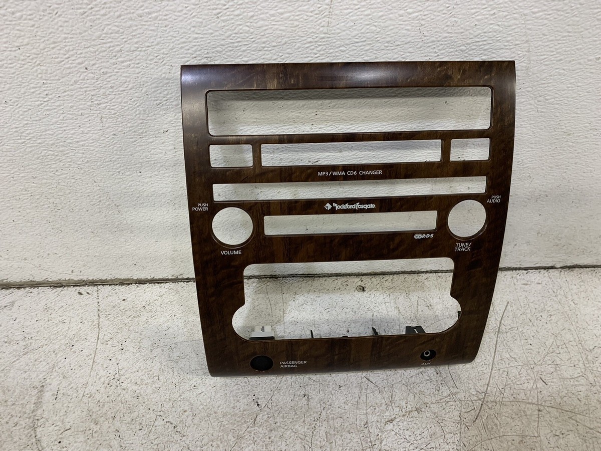 2008-2012 Nissan Titan Rockford Fosgate radio stereo HVAV panel