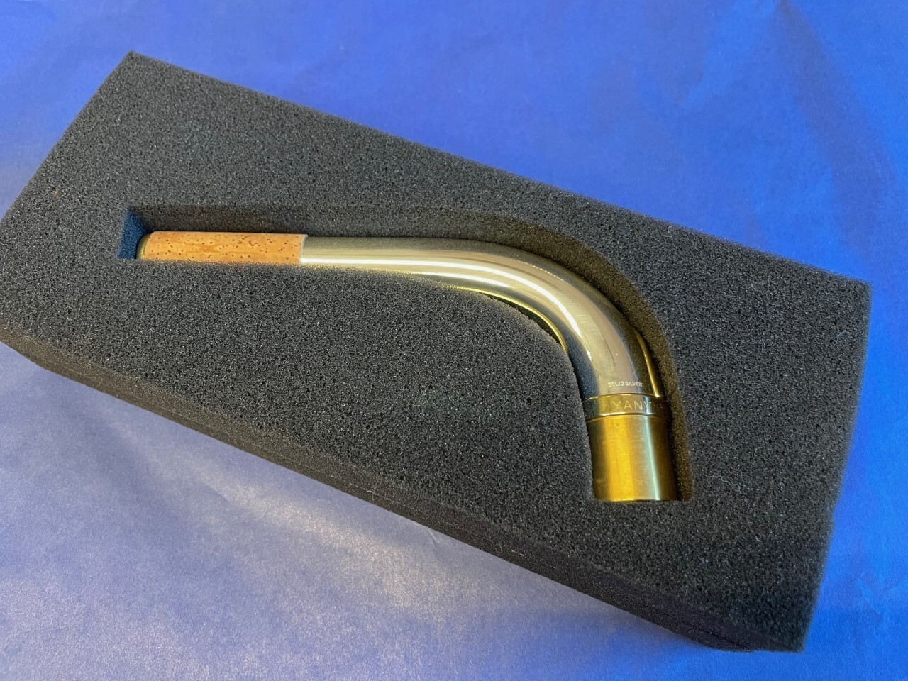 New YANAGISAWA Baritone Saxophone Neck in SOLID STERLING SILVER Ships