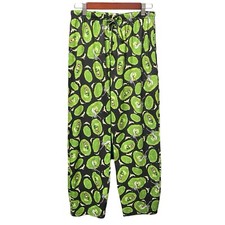 Rick and Morty Portal Pajama Pants Drawstring Sleep Lounge Pants Size Medium