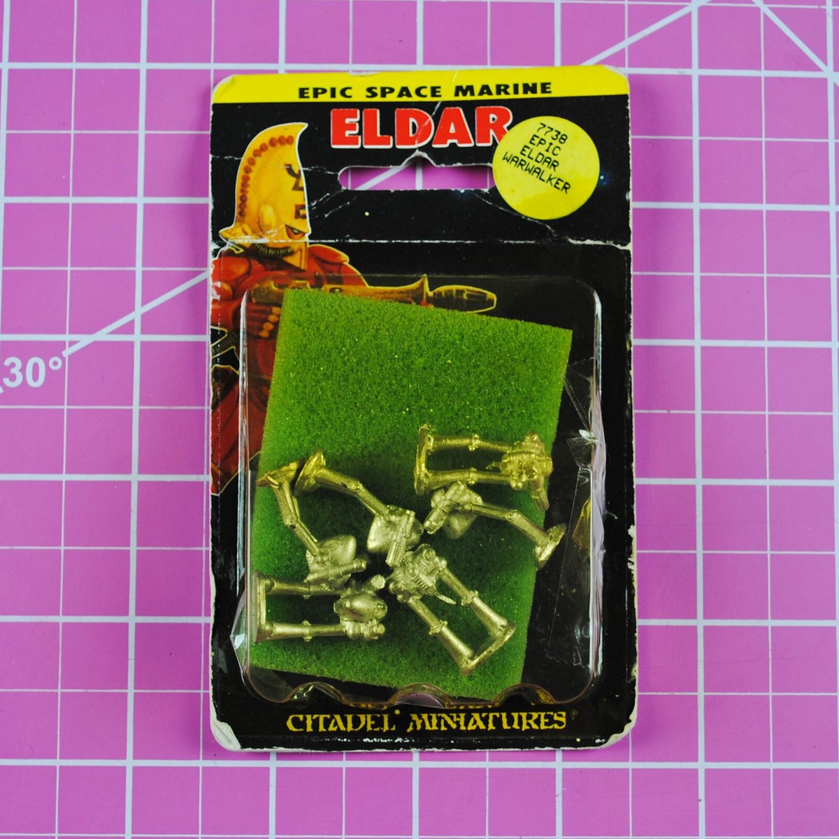 5 Figurines Epic 40k Eldar War Walkers – Games Workshop – Peintes – Occasion