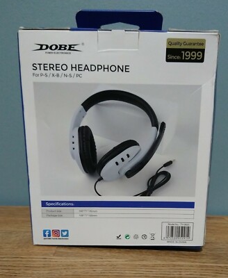 DOBE TY-0820 Game Gaming Headset with Mic for PS4   One Mac PC 3.5mm Plug