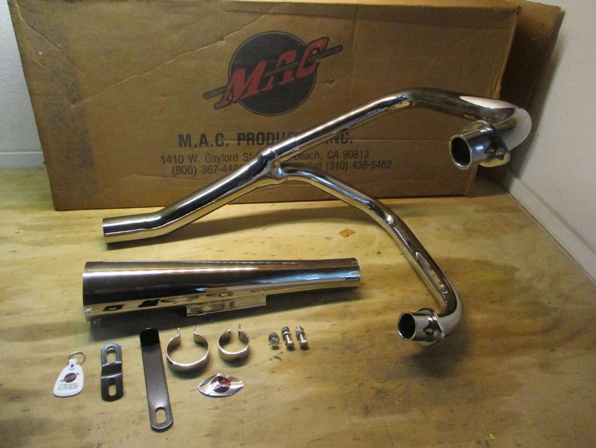 NEW HONDA CX500 ALL MODELS 2 INTO 1 EXHAUST PIPE SYSTEM