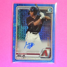 2020 Bowman Chrome Mojo Refractor Blue Auto #/150 - Glenallen Hill Jr. (D-Backs)