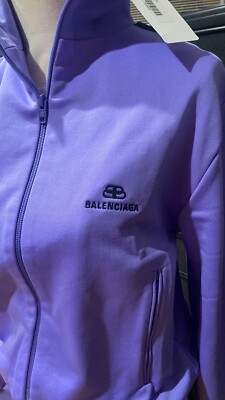 NWT $1190 Balenciaga Zip Up Logo Track Jacket S 36 | eBay NWT $1190 Balenciaga Zip Up Logo Track Jacket S 36 | eBay