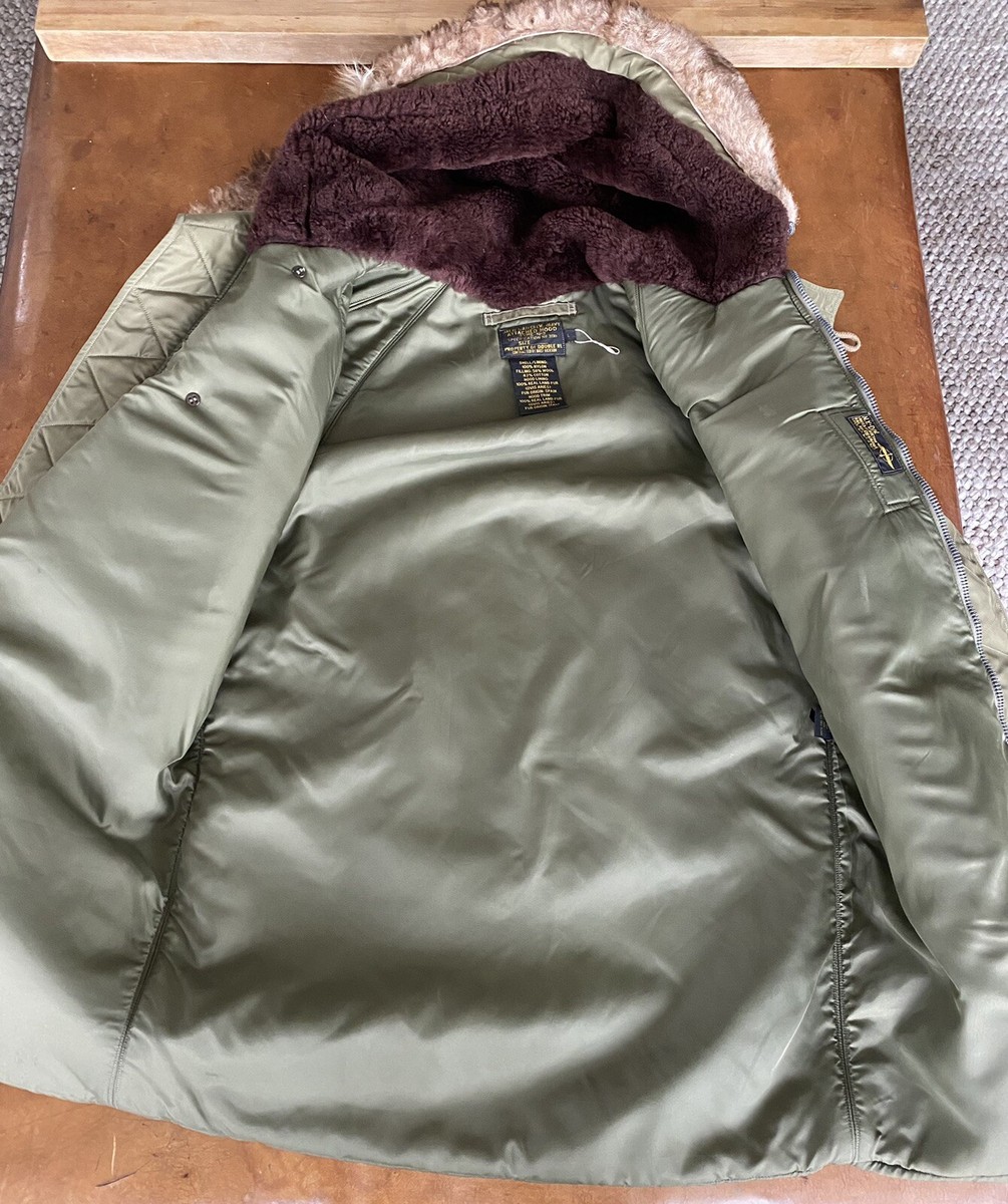 RRL Ralph Lauren x BUZZ RICKSON'S TYPE N-3 JACKET L size Limited