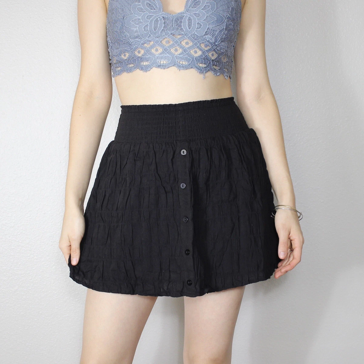 Black mini skirt forever 21 cheap