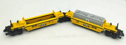 LEGO 10170 TTX Intermodal Double Stack Car Train Wagon Trains Santa Fe 9V Train