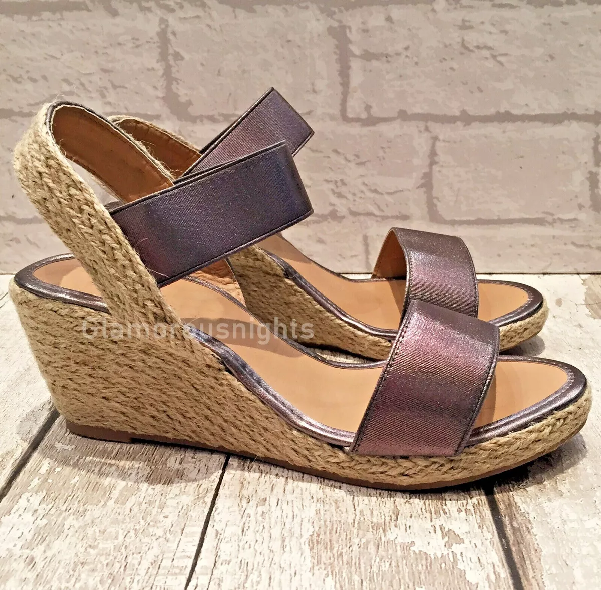 Ladies shop pewter sandals