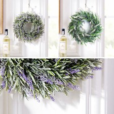 Decorative Lavender Lavendar Wreath Flowers/Plants Home Front Door Shop Wedding