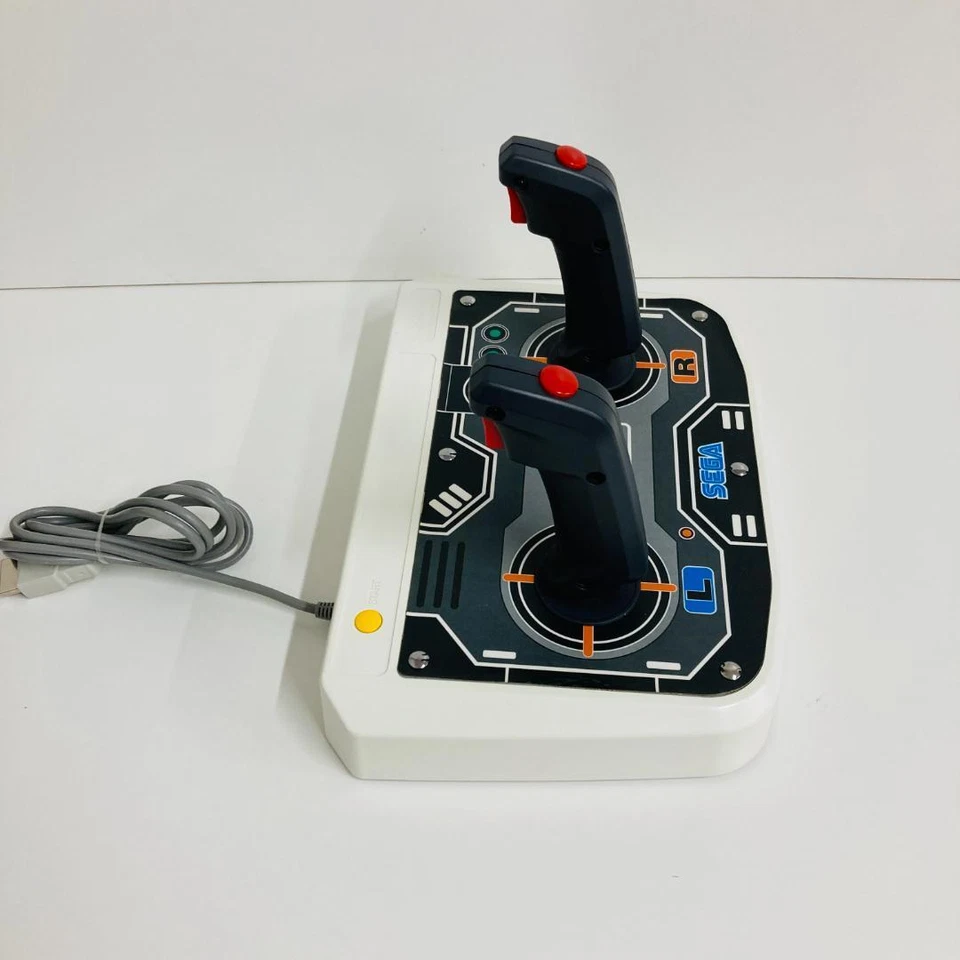 Sega Saturn Twin Stick HSS-0151 Controller Virtual-On Game Tested Working Japan - Image 2 of 4