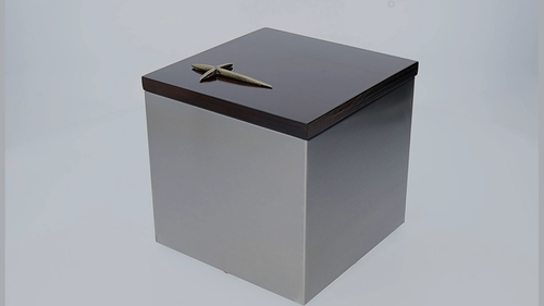 Silver Box For Ashes - Exklusive Edelstahl-Urne für die Asche Erwachsener - Video 1 di 1