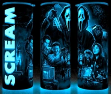 Glow in the Dark Scream 90s Ghostface Scary Movie Horror Cup Tumbler 20oz