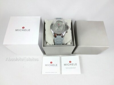 Michele Jellybean watch with silicone gray band NWT. 38mm. Michele Jellybean Watch | Mercari main image 4