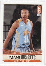 2016 Rittenhouse WNBA Card #16 - Imani Boyette - Chicago Sky **Rookie**