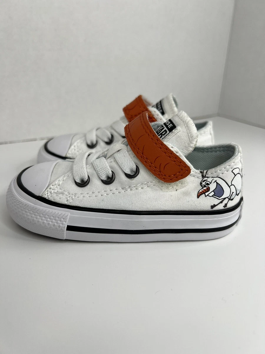Disney Converse Kids Frozen Olaf White Shoes Size 5 767348f aa71