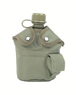 Us Feldflasche Kst Mit Becher+hülle, Outdoor, Camping, Army, Military