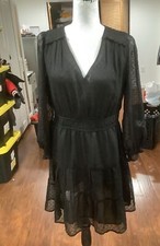 Loft Black Dress Size 8Petite NWT NICE!