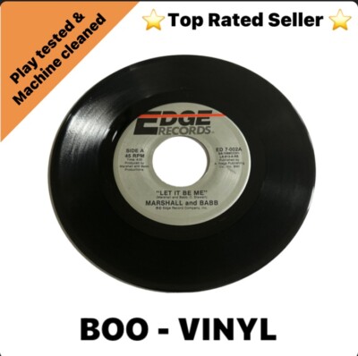 Marshall And Babb - Let It Be Me 7  Soul Funk Vinyl Record EX Condition