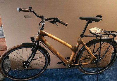 my Boo Pra 2024 City Bike Bambus 28 Zoll 7-Gang Nabenschaltung 52 cm