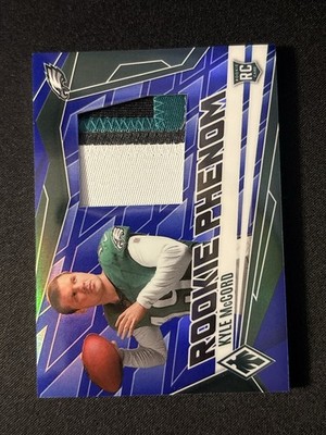 Kyle McCord 2025 Phoenix Rookie Phenom Jersey Blue Prizm 3 COLOR PATCH /199