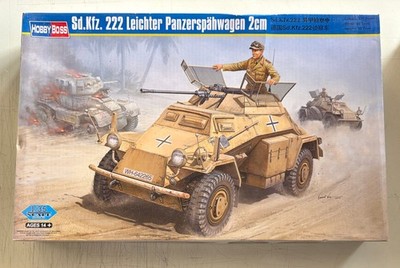 Hobby Boss Sd.Kfz. 222 Leichter Panzerspahwagen 2cm 1:35 Scale Model Kit