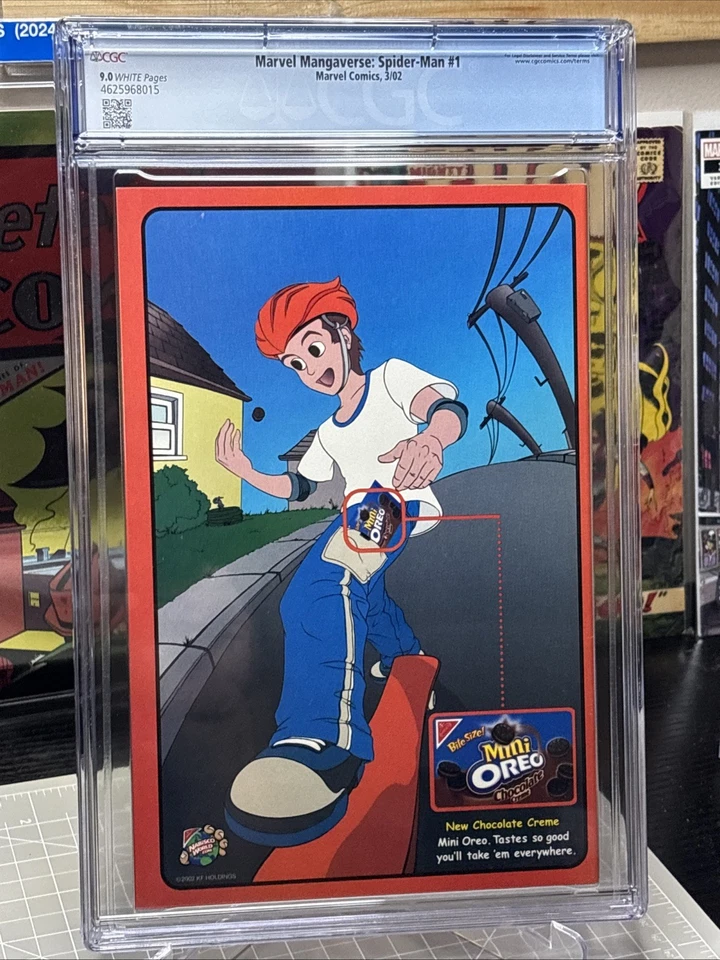 MARVEL MANGAVERSE SPIDER-MAN 1 CGC 9.0 1ST APPEARANCE MANGA SPIDERMAN COMIC 2002 - Image 4 of 4