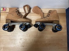 Roller skates sand cast vintage UNKNOWN SIZE