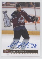 2020-21 SP Signature Edition Legends UD Canvas Steve Reinprecht Steven Auto 09ap