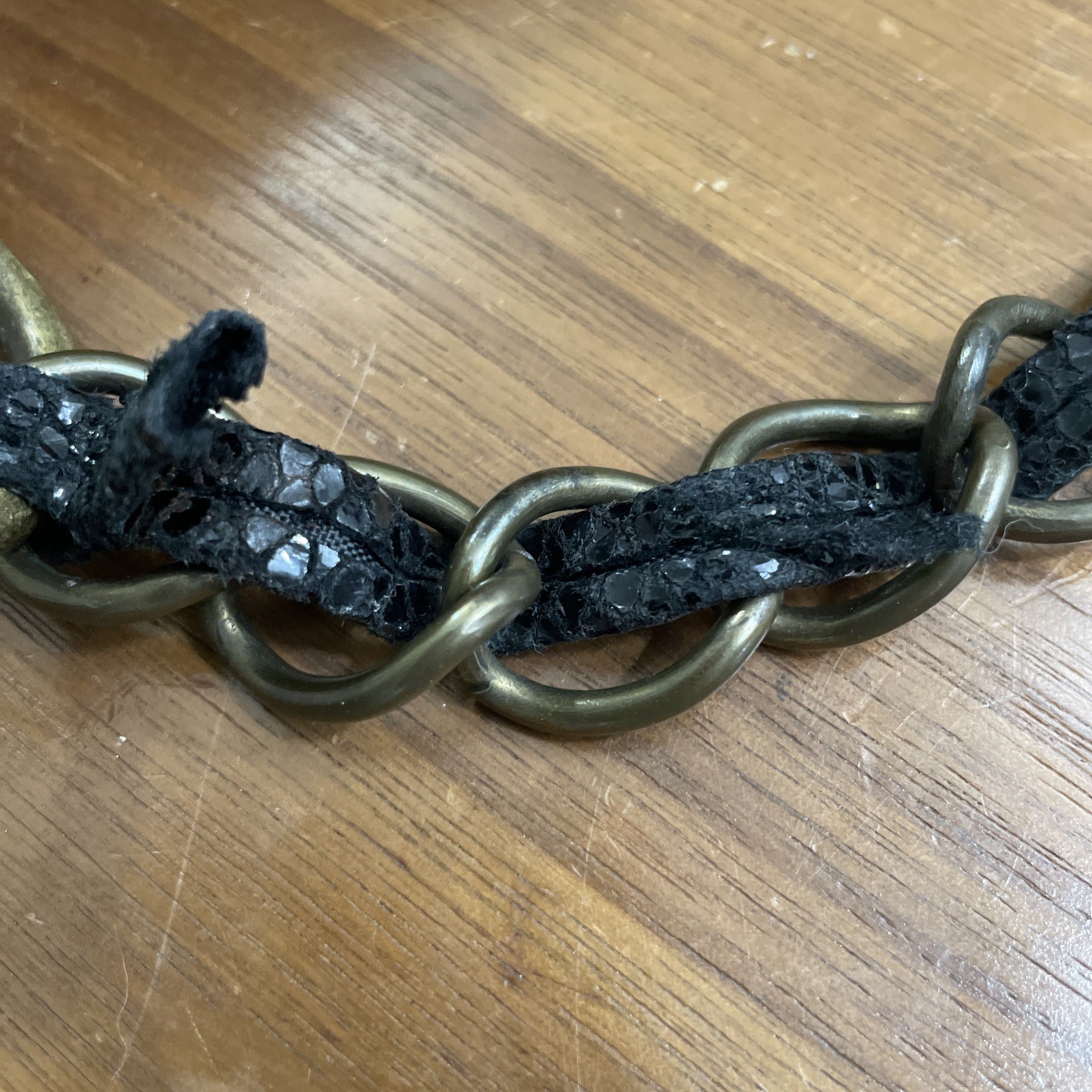 Steve Madden Leather Python Print Shoulder Bag Pu… - image 15