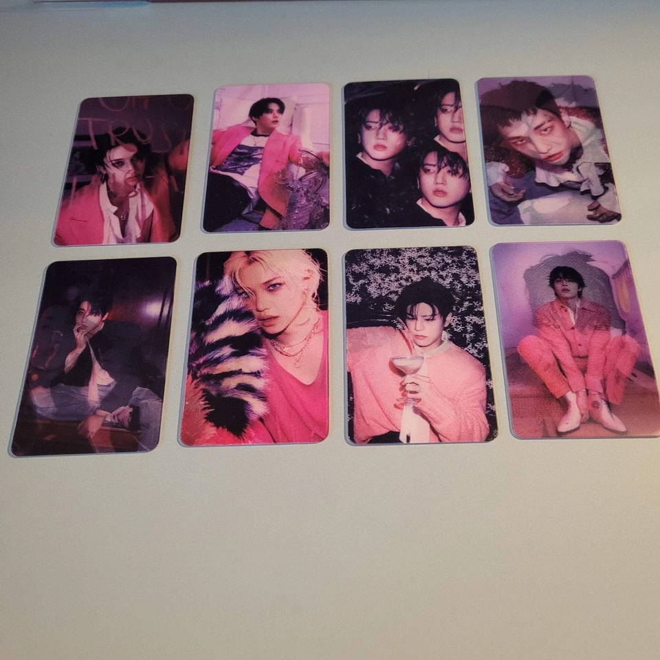 KPOP IDOL Stray Kids - Do It Album Photocard: Pink Lenticular