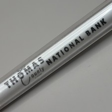VTG 1966 Ballpoint Pen THOMAS COUNTY NATIONAL BANK Colby KS Kansas