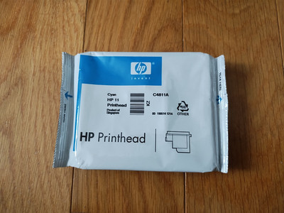 2020 GENUINE HP #11 CYAN PRINTHEAD C4811A PRINT HEAD DESIGNJET 500 800 SEALED