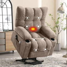 POWER LIFT RECLINER CHAIR  with HEAT and MASSAGE Recliner  $349.99-Free Shipping